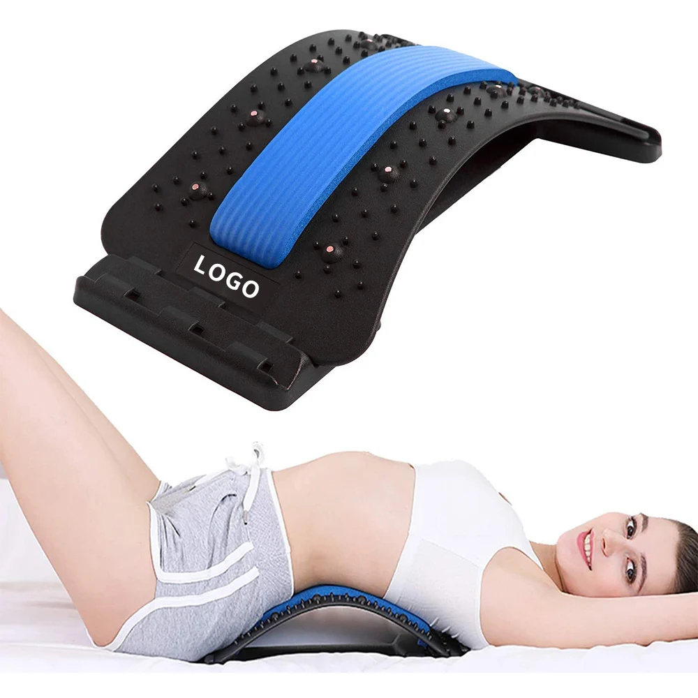 
Multi-Level Back Pain Relief Device Lumbar Support Spinal Massager Back Stretcher for Herniated Disc, Sciatica, Scoliosis 