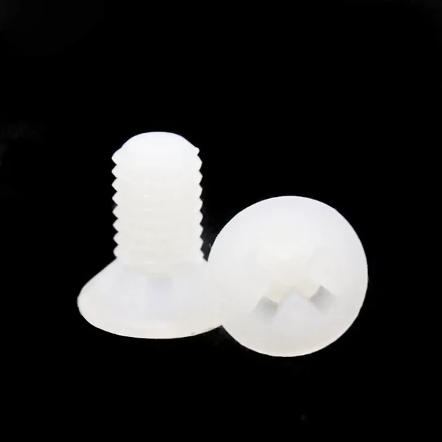 China Made New High Quality White nylon Countersunk machine wire screw