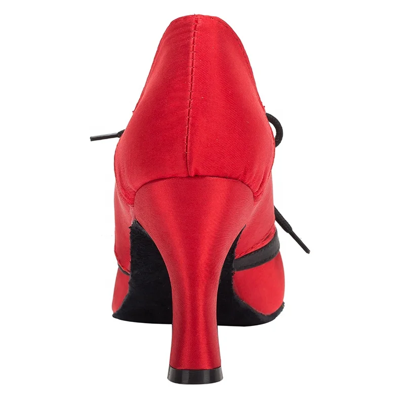 HW03 satin microfiber lining flamenco dance shoes