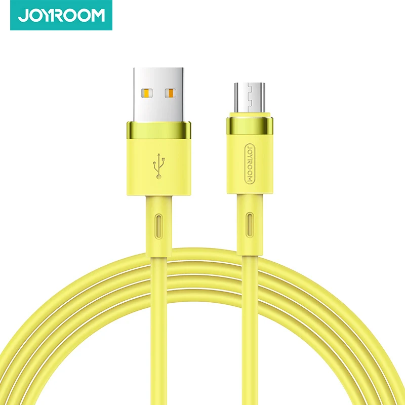 Joyroom liquid silicone soft micro usb fast charge charging data mobile phone charger cable
