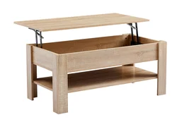 Modern Multifunction Adjustable Pop-up Center Wood Extendable Lift Up Top Coffee Table Living Room Furniture