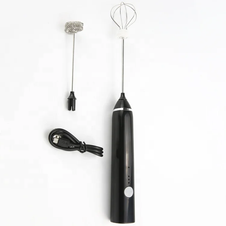 usb rechargeable milk frother set milk foam maker with charge coffee blender cappuccino foam maker electric coffee foam maker