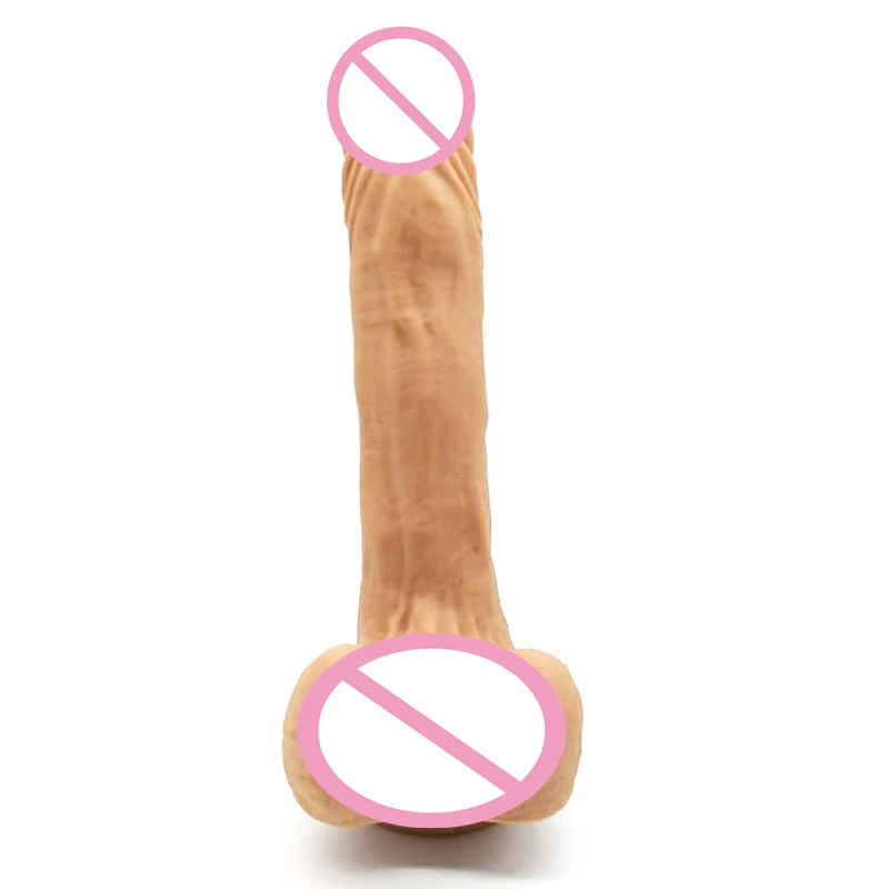 Большой медицинский силиконовый искусственный пенис 8,5 дюйма, огромный реалистичный фаллоимитатор в виде грибка с более сильной присоской, фаллоимитатор, игрушки для секса