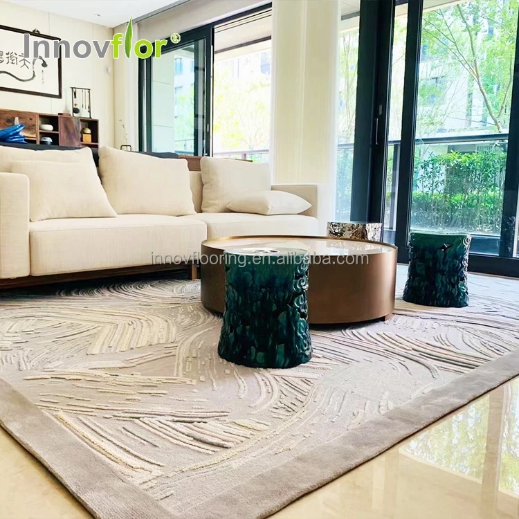 Customized Hand Made Living Room Faux Sheepskin Fur Carpet Sofa Mat Area Rug Acrylic Sheep Technics Decorative