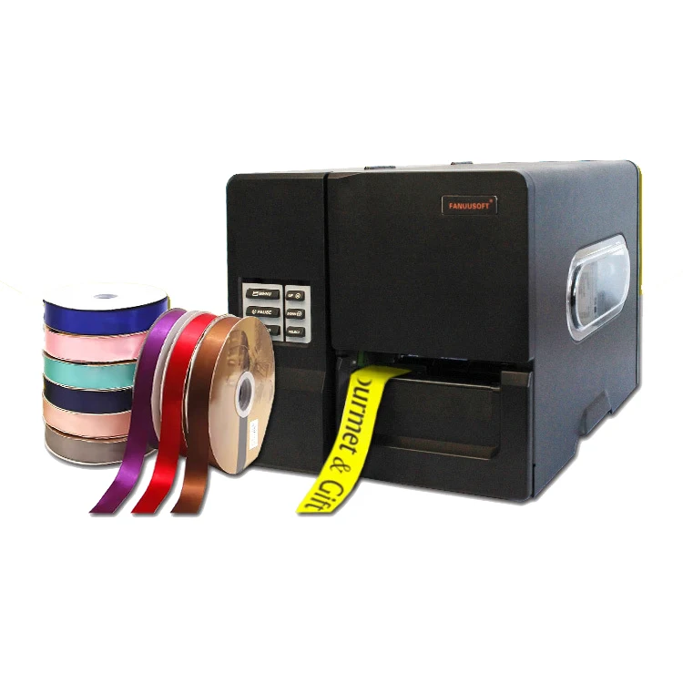 Thermal Hot Foil Ribbon Printer Satin Lanyard Printing Machine Desktop High Speed Digital Gold