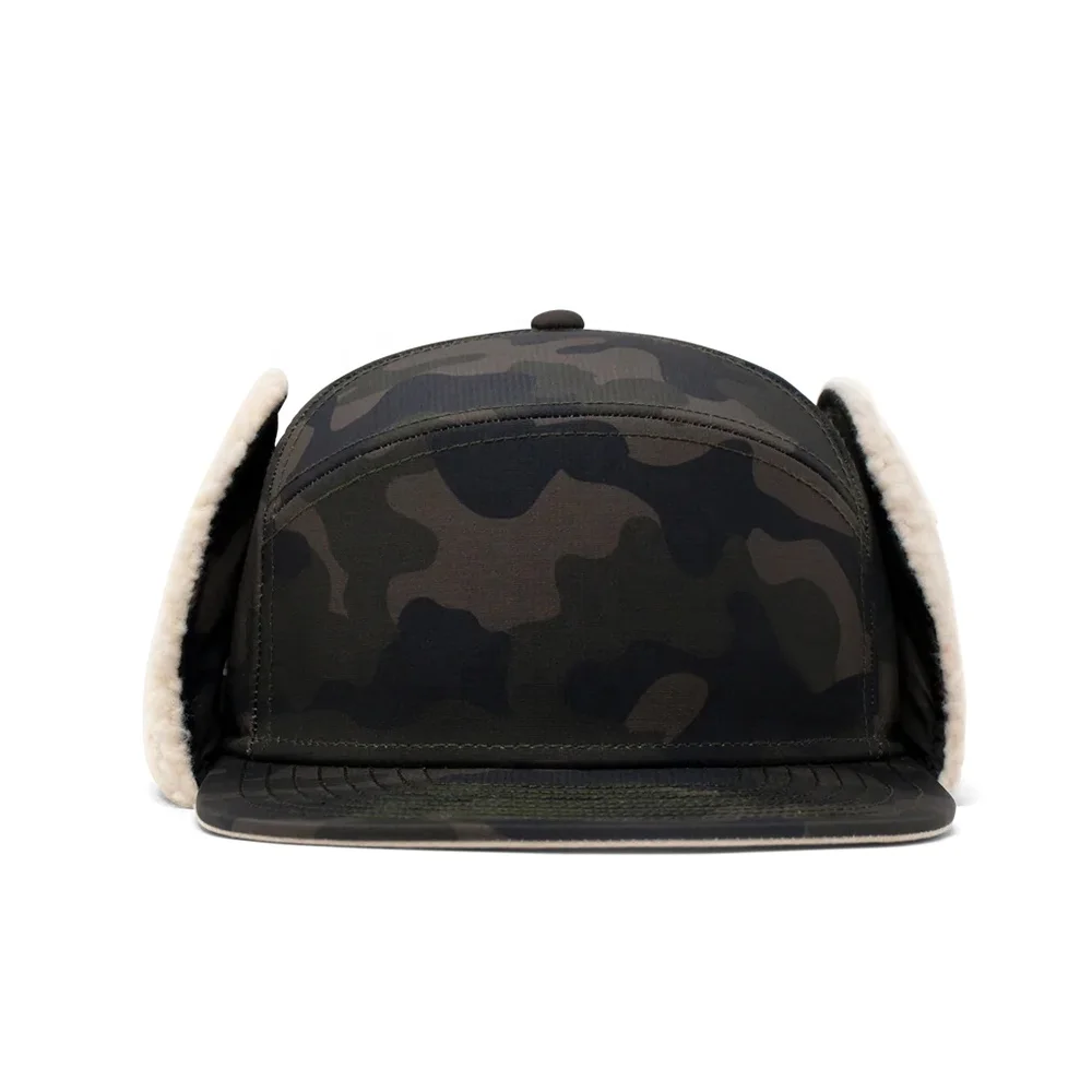 Luxury Waterproof gorras sports cap dad hat ear protector cover hat custom logo men earflap winter hat