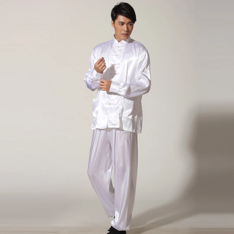 China Traditional Martial Arts Clothing Tai Chi Uniform Wear Training Tang Suit