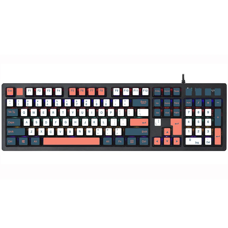 2022 High Quality Custom Printable Decorative Keyboard Stickers 108 104 87 Keys Keycap Stickers For Computer Mechanical Keyboard