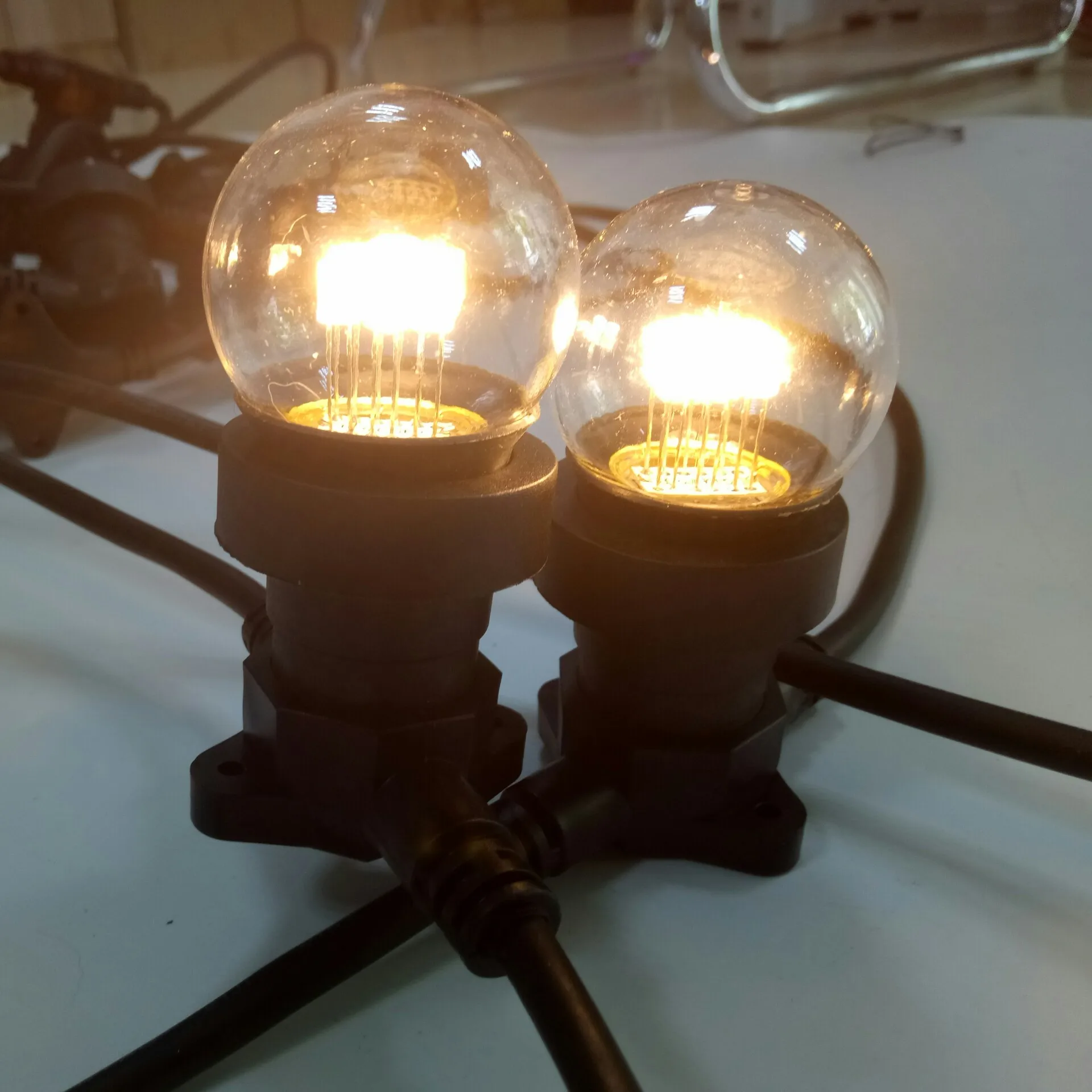 Waterproof Outdoor E27 G45 Led Bulb 1W Led Bulbs Led Lamp Led Light Smd 2835 Led Bulb Color Temperature Bulb Warm White PC 40 80