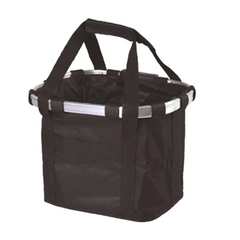 Хорошо продаваемая Водонепроницаемая портативная складная переносная корзина для собак и велосипедов передняя корзина для велосипеда с ручкой велосипедная корзина