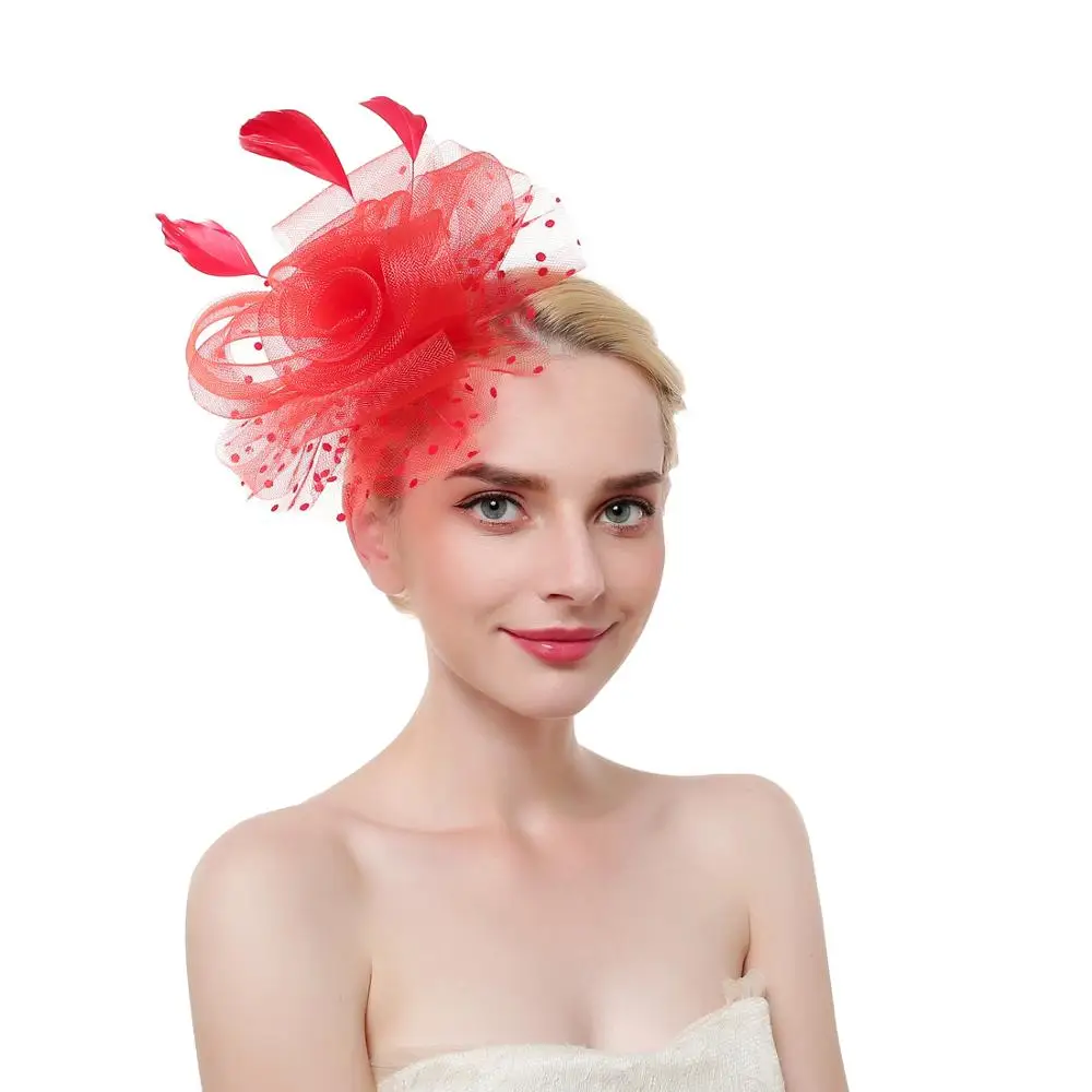 
2020 Wedding fascinators and hats women church hats paper party hat 