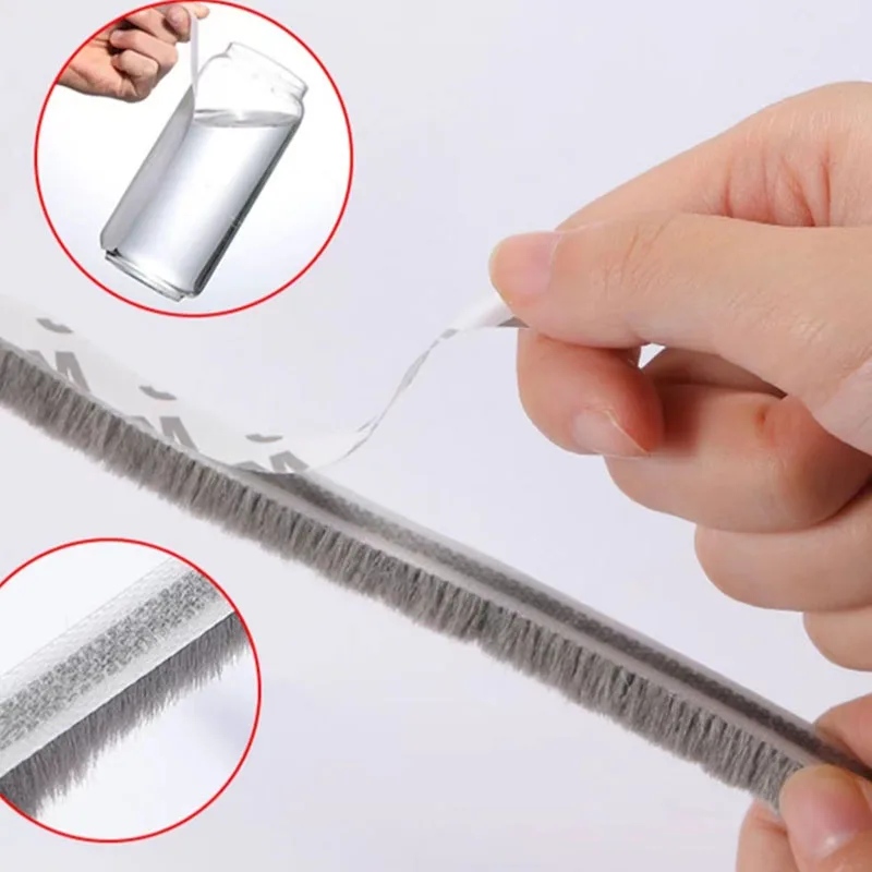 Manufacturers best sell woven brush pile weather stripping for sliding doors wool seal brush Weather Strip