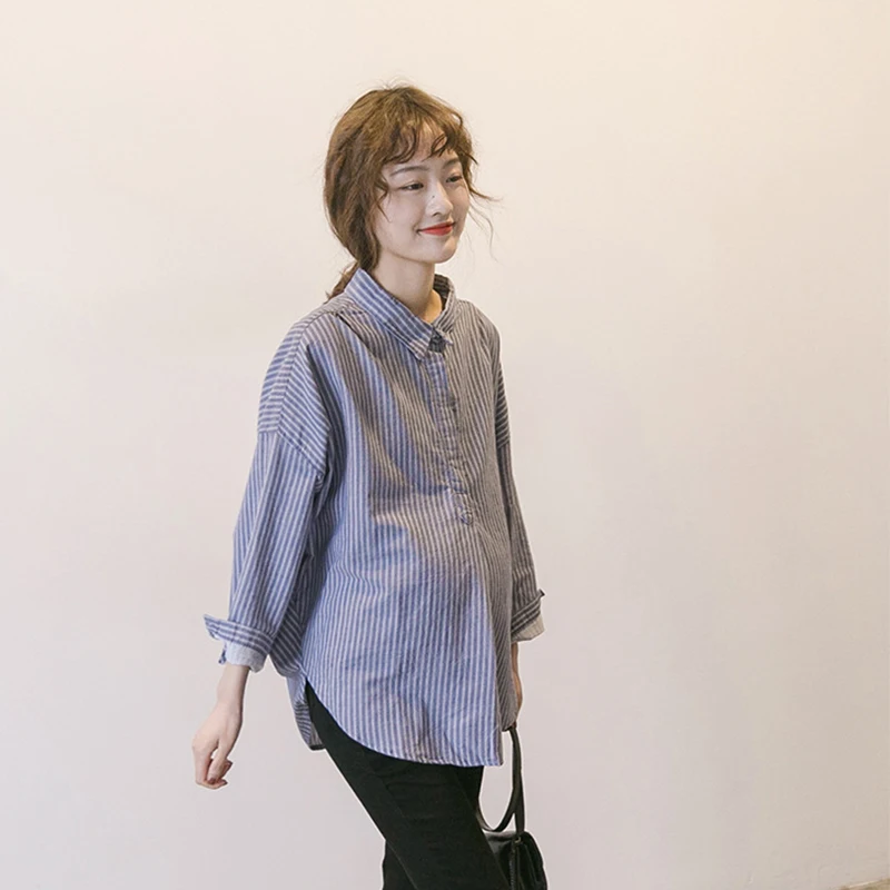 Оптовая Продажа Одежда для беременных 2020 Осень и весна Одежда для беременных Тонкий Топ с длинным рукавом для беременных