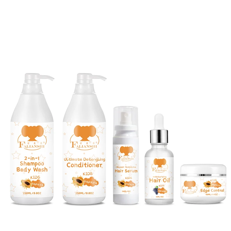 Wholesale Private Label organic and friendly baby shampoo Refreshing Nourishing kids hair shampoo wash 2 in For Kid