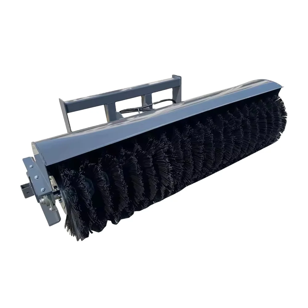 Construction Works Machine Angle Sweeper Skid Steer Attachments 72' Angle Broom Ordinary Product