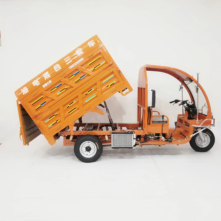 
Best Selling Gasoline Motor Truckpetrol Three Wheel Motorbike Dump The Sanitation Tricycle 