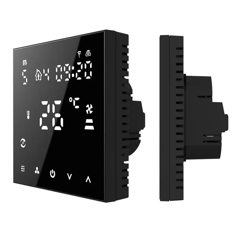 FCU custom thermostat hvac system accessories for home wifi 7days programmable thermostat for air conditioner