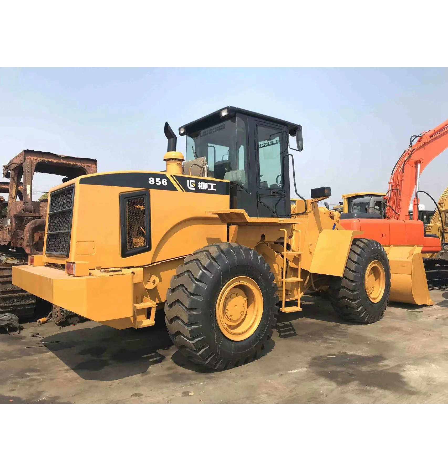 Liugong Earthmoving Machinery Clg856h Wheel Loader Rated 5 Ton Front Loader Wheel Loader