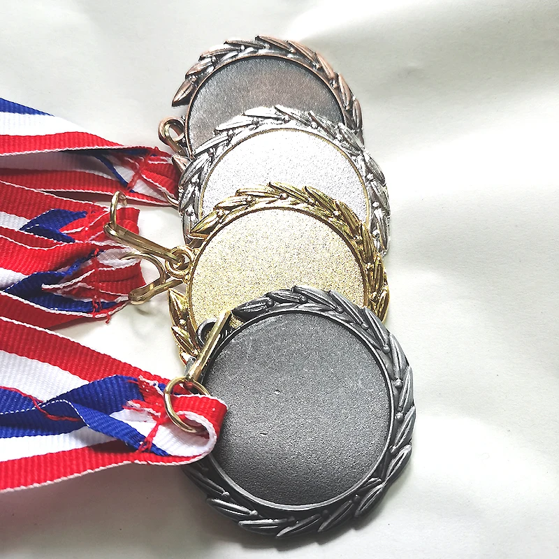 Custom Sport Gold Silver Color Badminton Medal Football Soccer Medals And Trophies