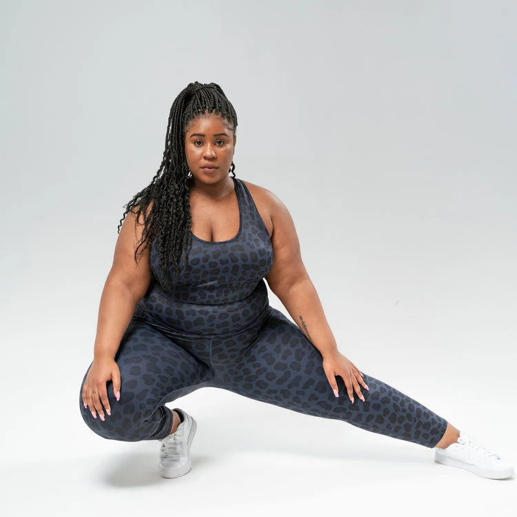 Wholesale Custom Logo High Quality Polyester Spandex Workout 2 Pieces Plus Size High Waist Yoga Bra Sets