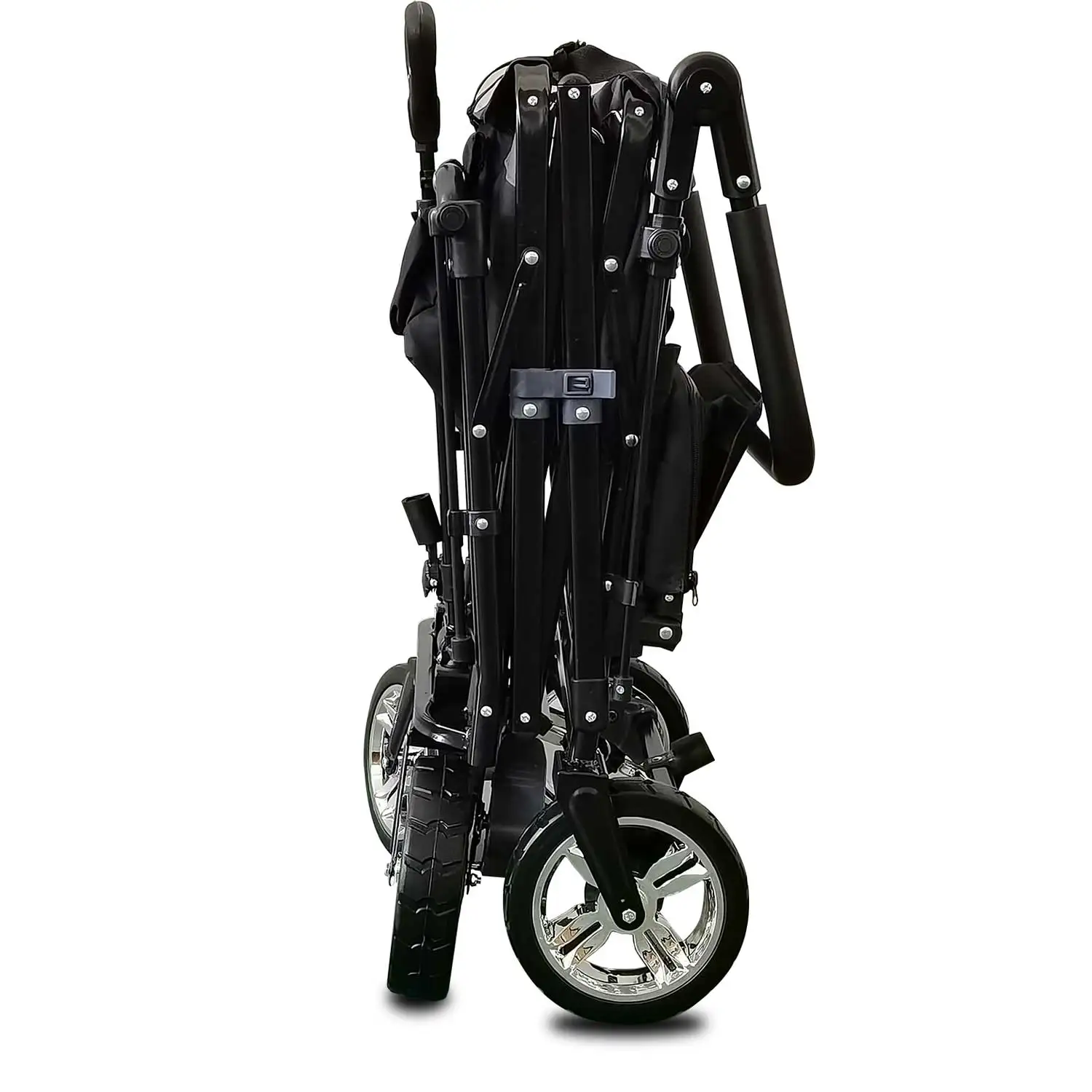 steel frame 600D fabric camping wagon foldable garden hand cart with canopy folding bollerwagen