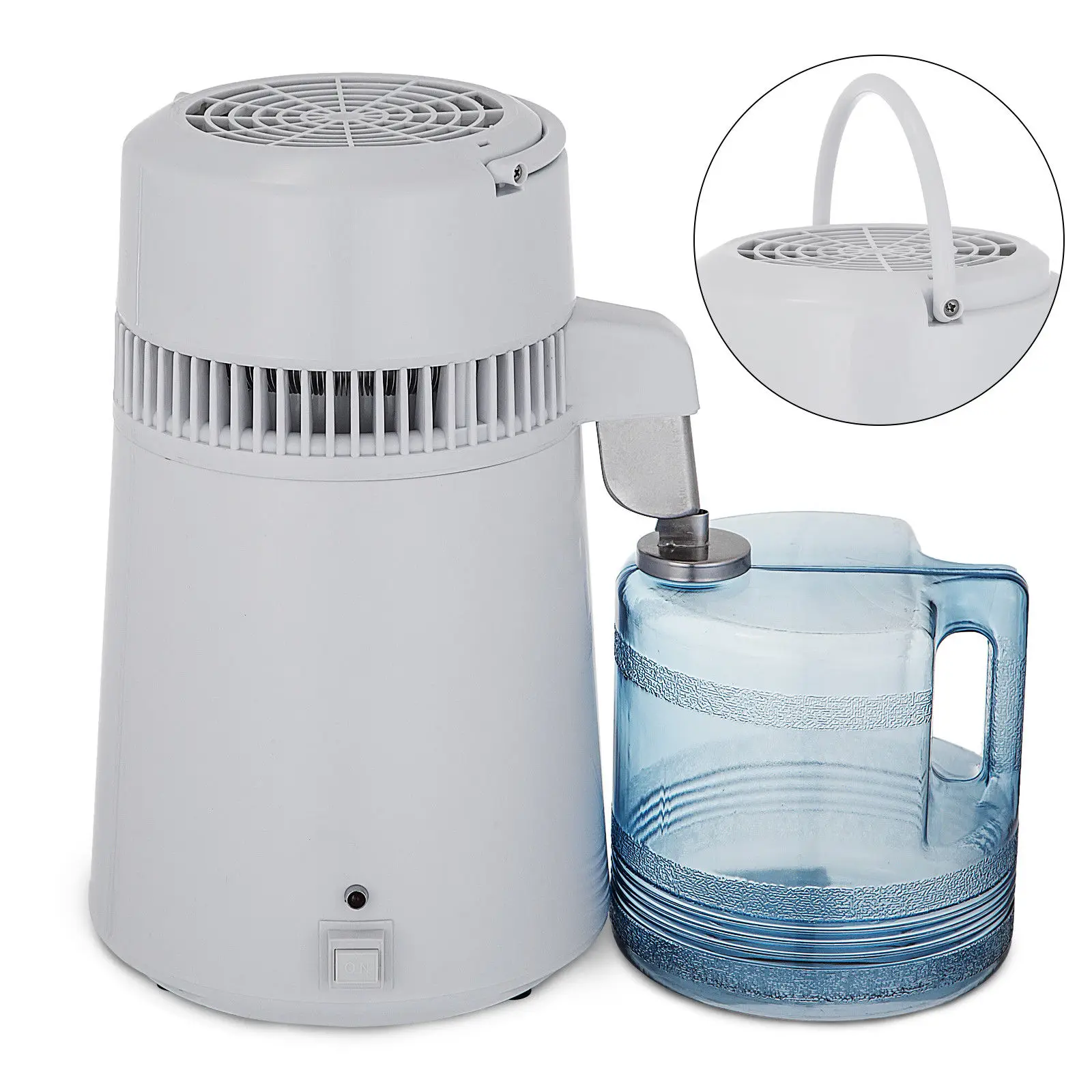 
Brand New 4L Water Distiller Dental Medical Filter Purifier Distilled Water Purify Internal Stainless Steel 750 Water Distiller 