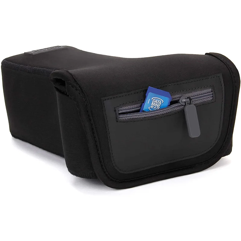 Neoprene Protection GEAR DSLR Camera Case and Zoom Lens Camera Sleeve with  Holster Belt for family outdoor