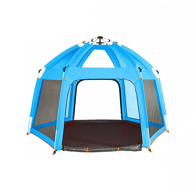 new style Foldable Portable teepee Baby Playpen tent with Shade Cover Waterproof Sunshade Play Yard Crib for children