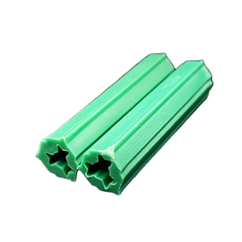 China factory plastic pvc anchor 6*30mm green wall plugs hollow anchors wall anchors