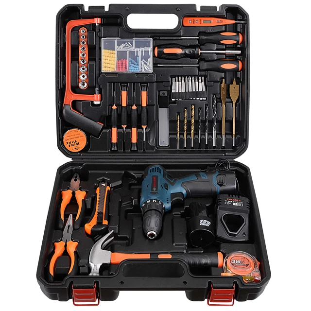 BOSHUN Li-ion Cordless Drill kit  Bosch model 12V Blue Color