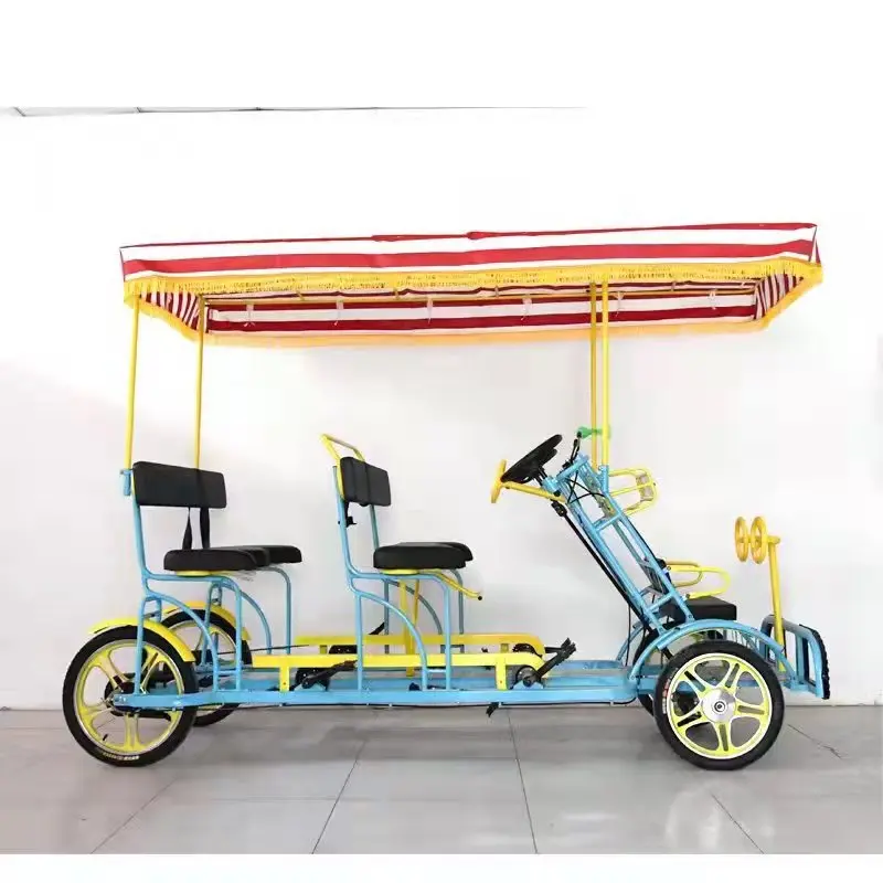new design tandem bicycle for family adult tandem bikes 4 seater tour bicycle 24 inch 4 person tandem bike for sale