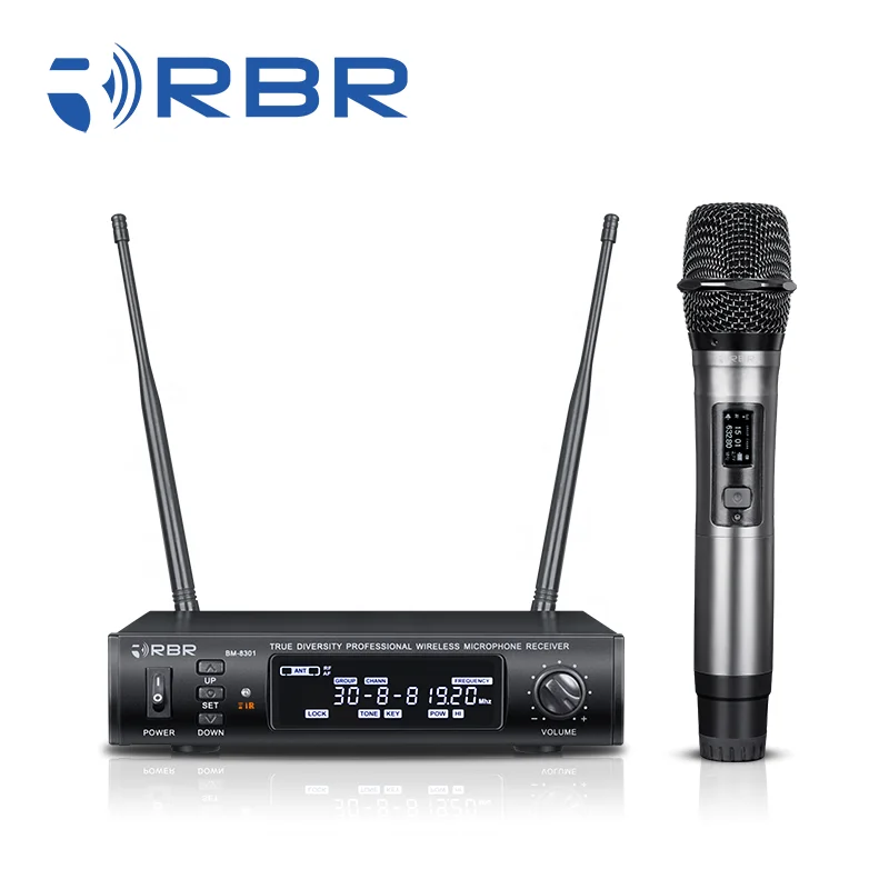 Хит продаж, профессиональный беспроводной микрофон bm8301 uhf для сцены