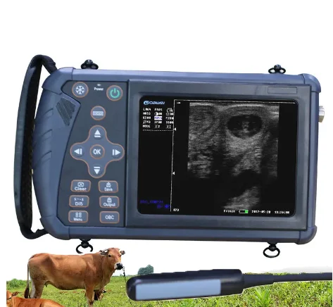 Dawei Best Price Medical All Digital Animal Pregnancy Handheld Scanner Device Portable Veterinary Ultrasound Machine