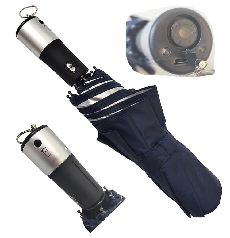 Alarm function new innovative products umbrella special new 2020 umbrella with USB