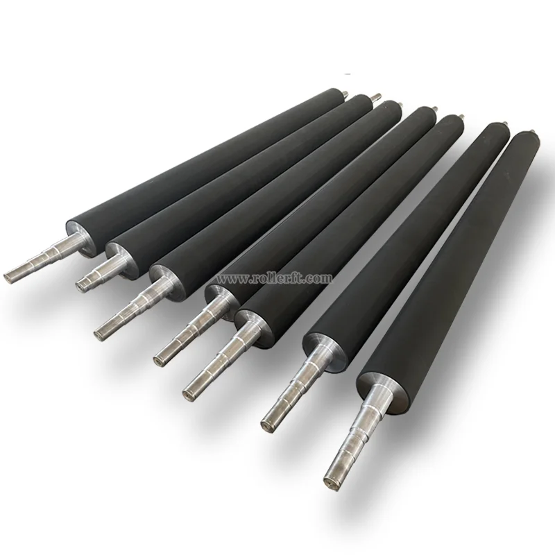 factory industrial rubber coated transport roller, transfer roller, guide rollers