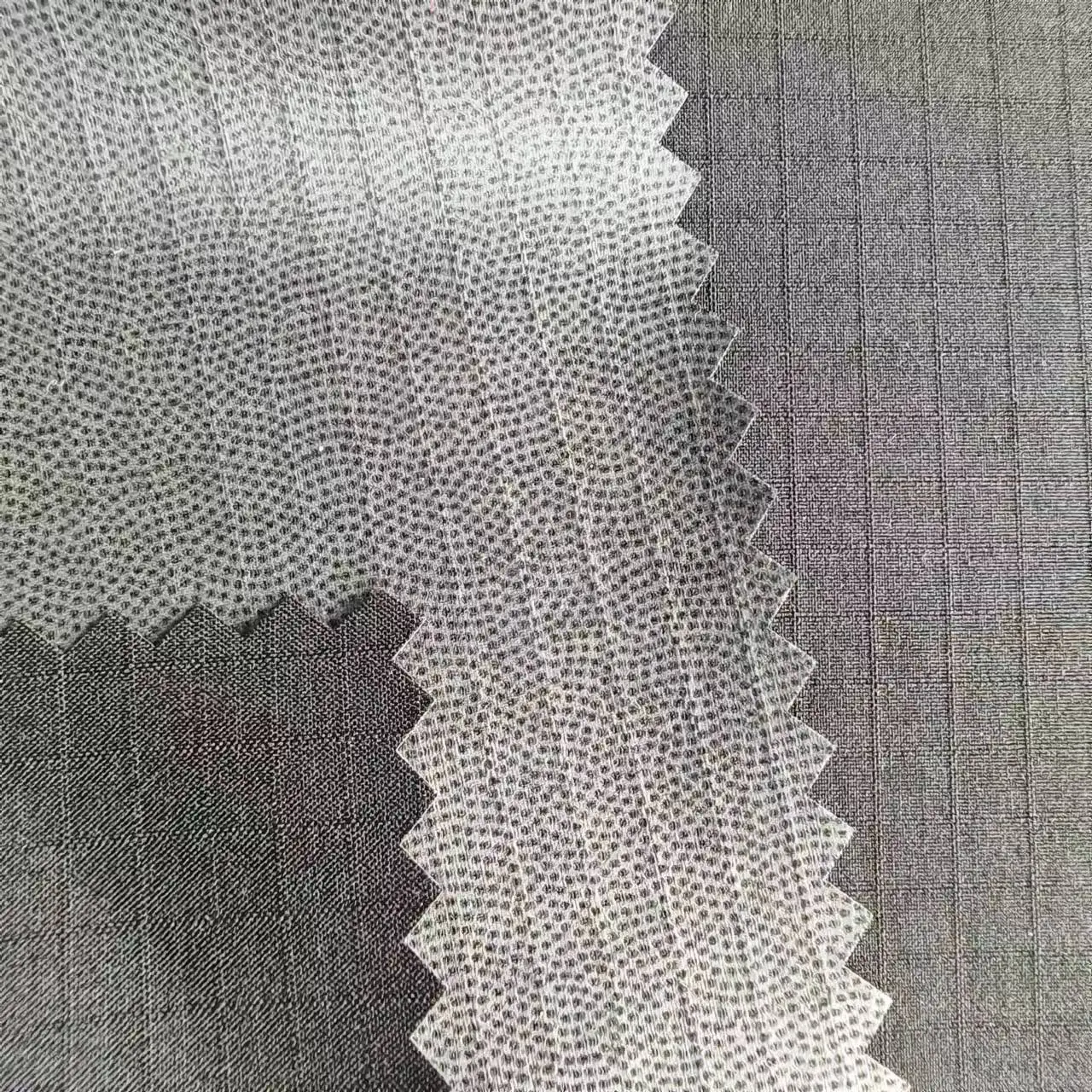 100% полиэфирная ткань 50D высокоэластичный pongee с ТПУ композитный водостойкий ветрозащитный водонепроницаемый