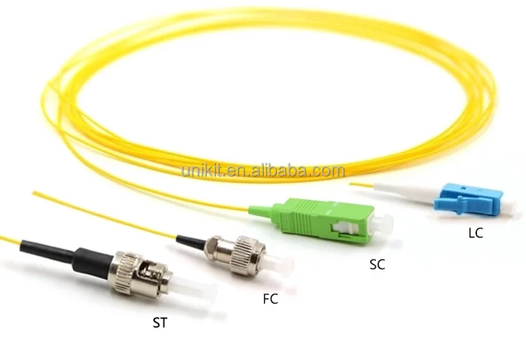 Factory Customization Single Mode  Multi-mode Simplex LSZH G657A Fiber Pigtail SC APC/UPC 0.9mm/2.0mm/3.0mm Fiber Pigtail