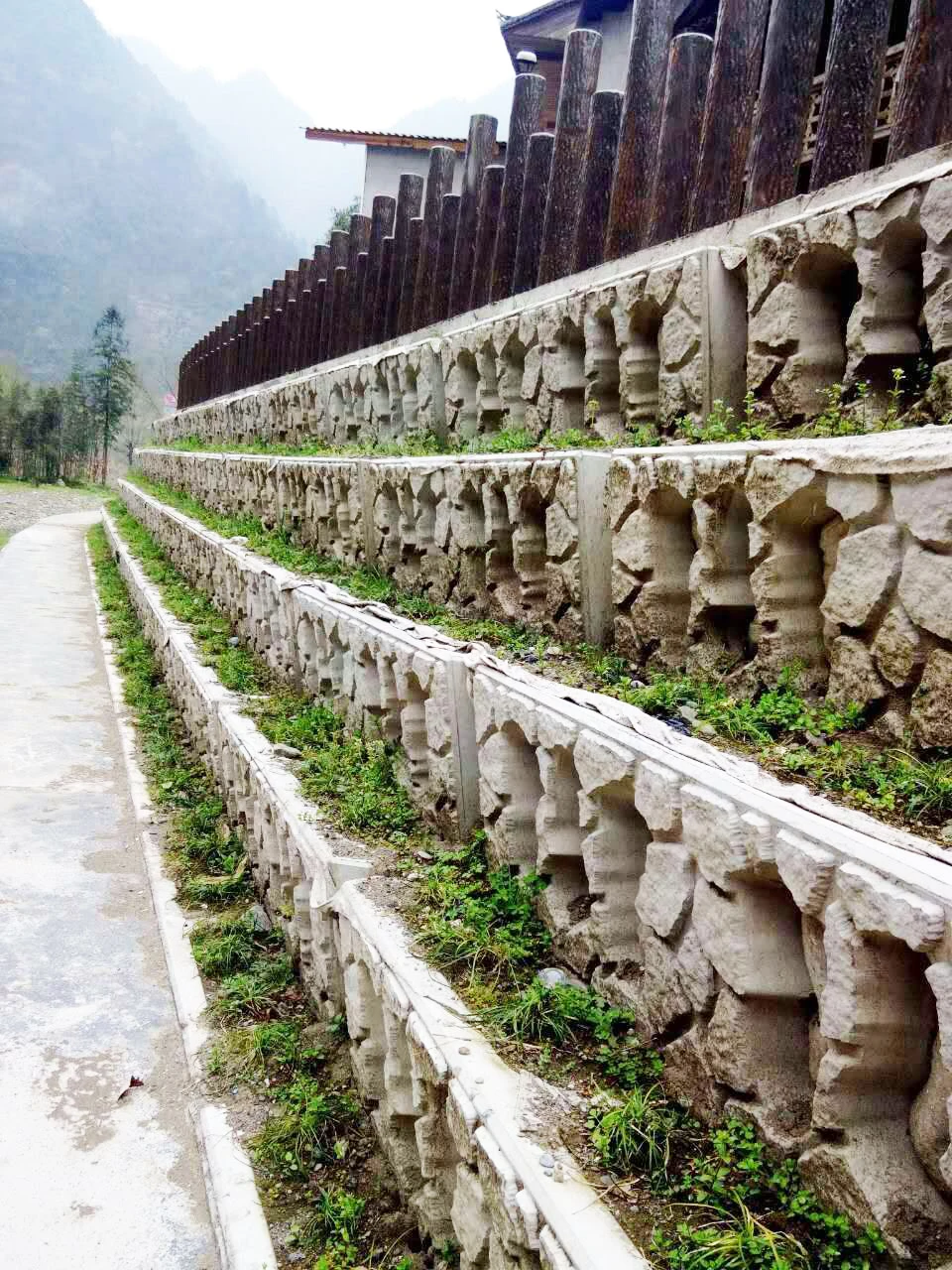 Prefabricated slope protection mold steel structure concrete component