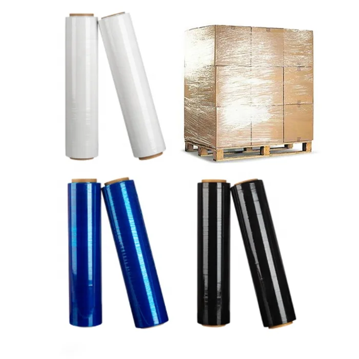 
pe film suppliers strech wrap roll plastic film manufacturer 