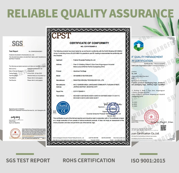 White Aluminum Foil Tea Cat Food Fish Bait Coffee Dried Fruit Snack Food Dispensing Bags