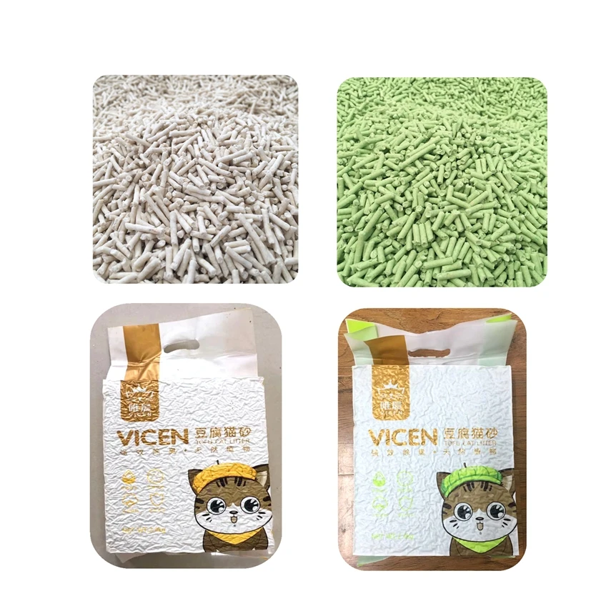 Woo kaka 2.0Mm Tofu Flushable Clumping Best Odor Free Cat Mimi Litter