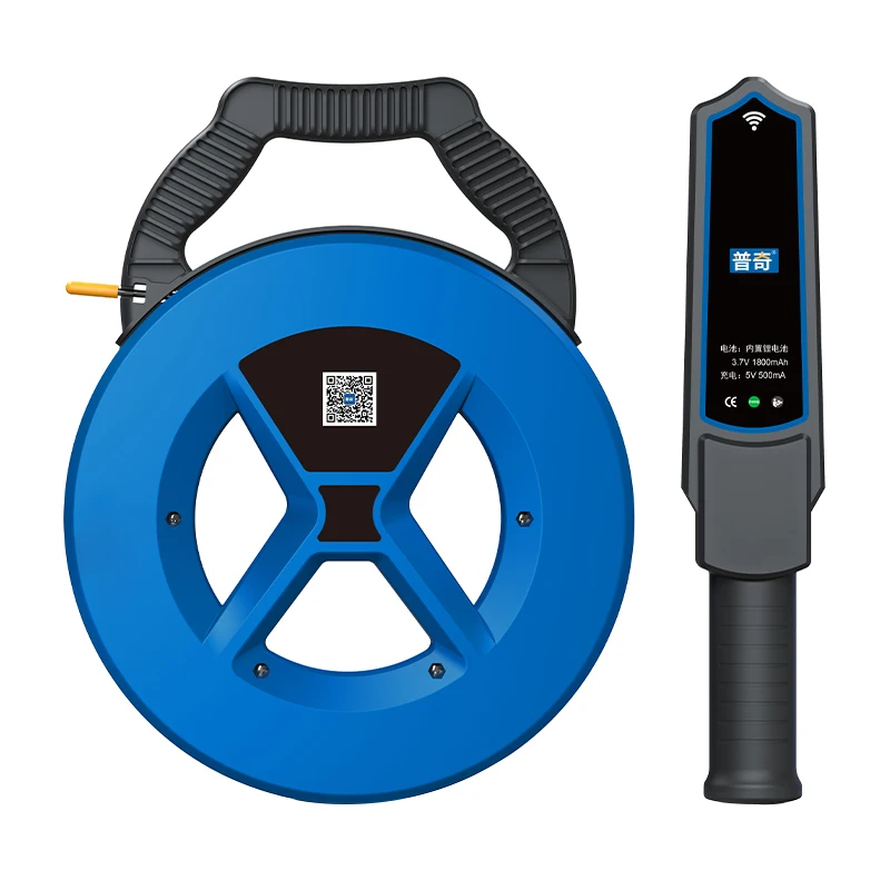 Industrial Metal Detector 30m Pipeline Blocking Clogging Scanner Plumbers Tool Wall Pipe Blockage Detector