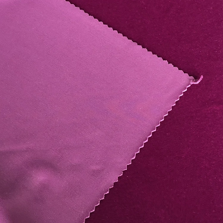 KS Velvet Micro 92% Polyester 8% Spandex Fabric Velour Fabric For Dress