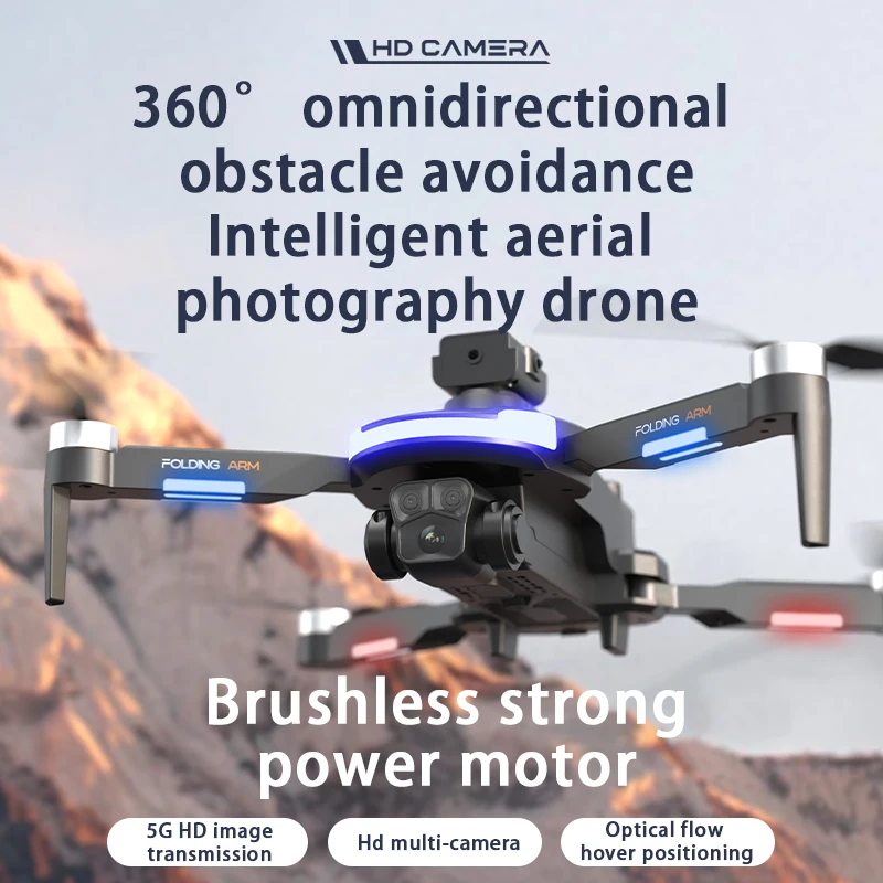 Popular WiFi Remote Control Brushless HD Camera Drone One-Touch Takeoff and Landing Feature Toy for Kids & Adults