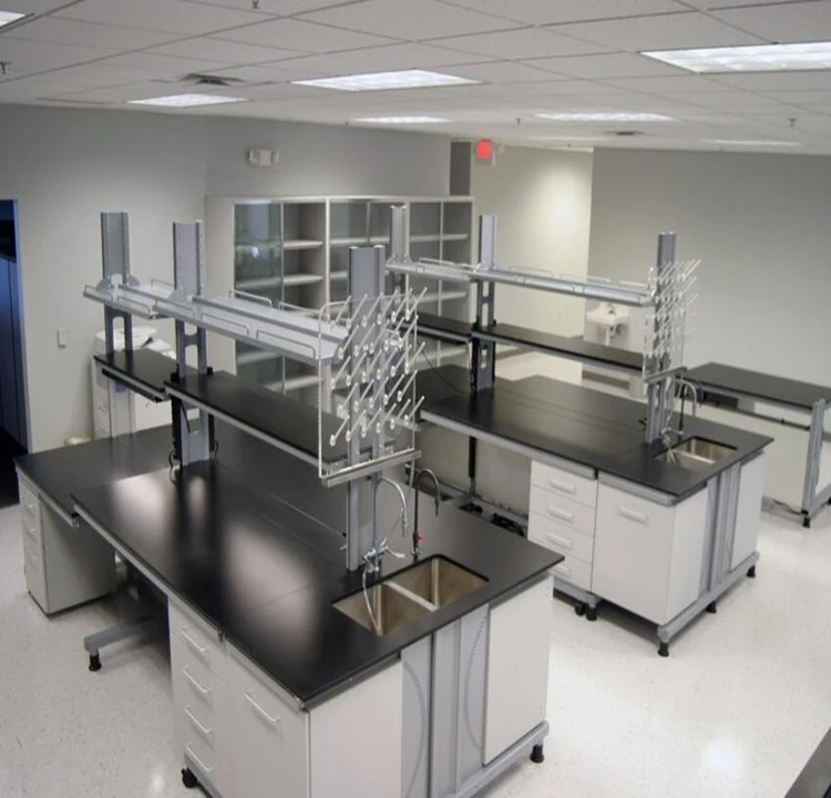 High-level experiment lab table, test bench used in plant tissue culture laboratory bench