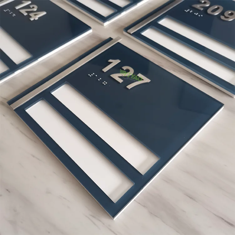 YIYAO school indoor sign plate office door number