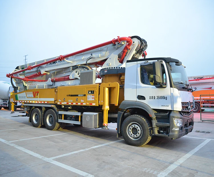 Concrete Pump Truck Hb50V China New 50m Concrete Truck with Benz Chassis Price