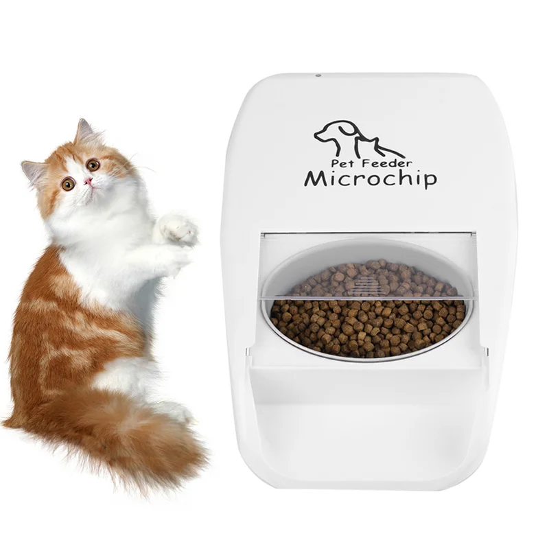 Pet Supplies Products Microchip RFID  Pet Food Feeder Dog  and Cat Bowl with Stand AUTOMATIC Timed Pet Feeder