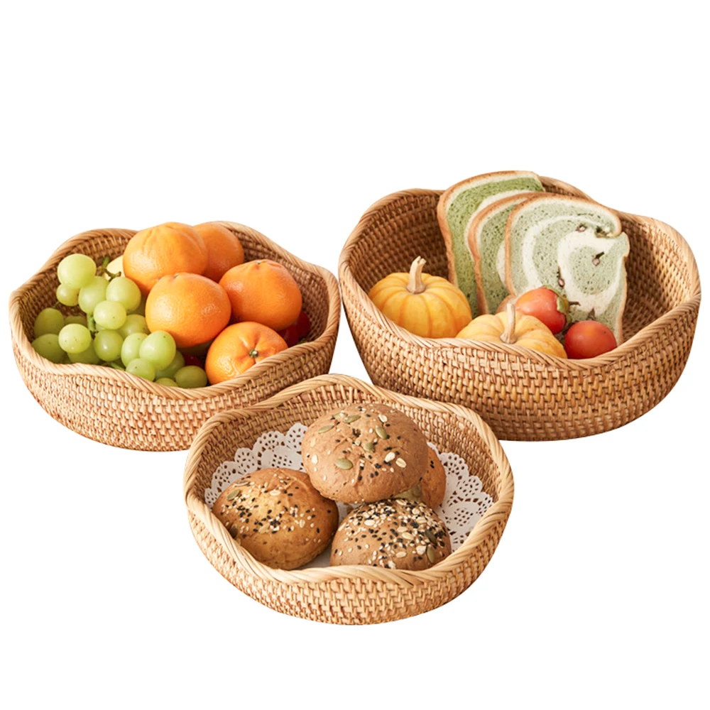 Professional Promotion Large Size Rattan Basket Storage Foldable Wicker storage basket