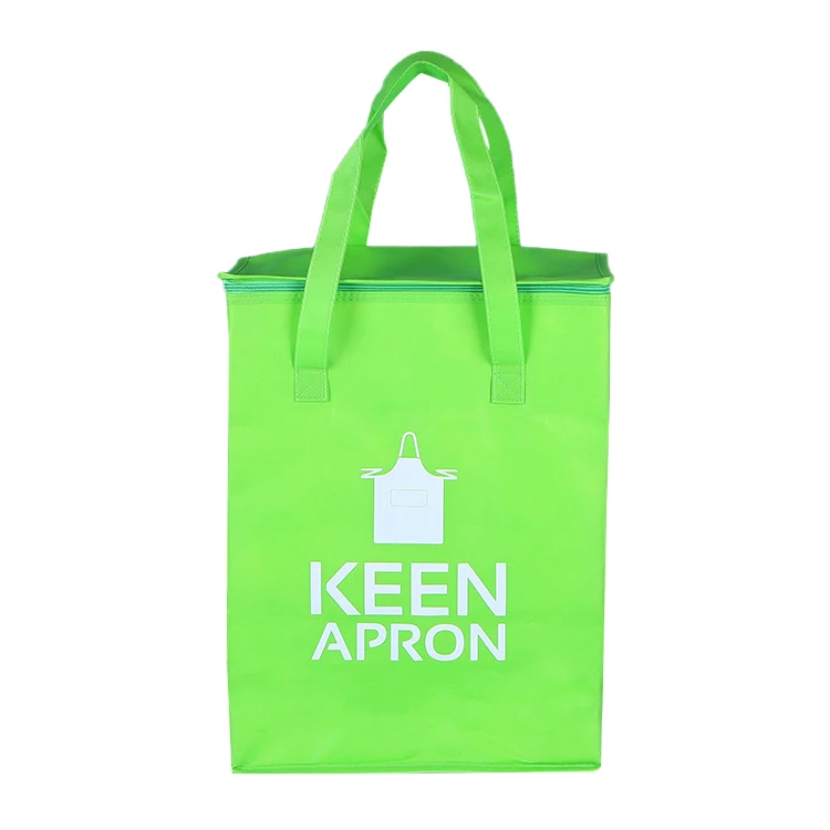 Hot Sale Customizable Oversized Eco Friendly Non Woven Cooler Bags For Picnic Takeaway